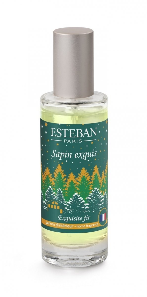 Esteban PARIS Świąteczny Spay Zapachowy do Wnętrz 30 ml + 2 Zawieszki / Zapach Exquisite Fir