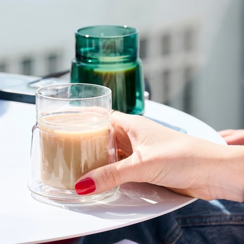 Jacob Jensen THERMAL Szklanka Termiczna z Podwójnymi Ściankami 210 ml / Zielona