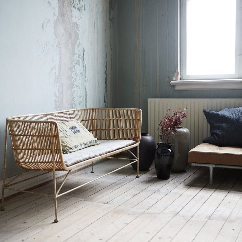 House Doctor CUUN Sofa Rattanowa - Naturalna