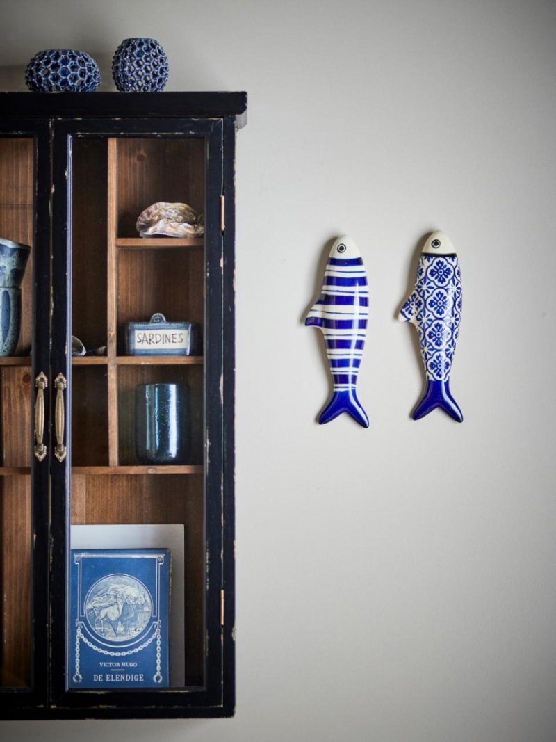 Dekoracja ścienna Dunne Creative Collection ryby zestaw 2