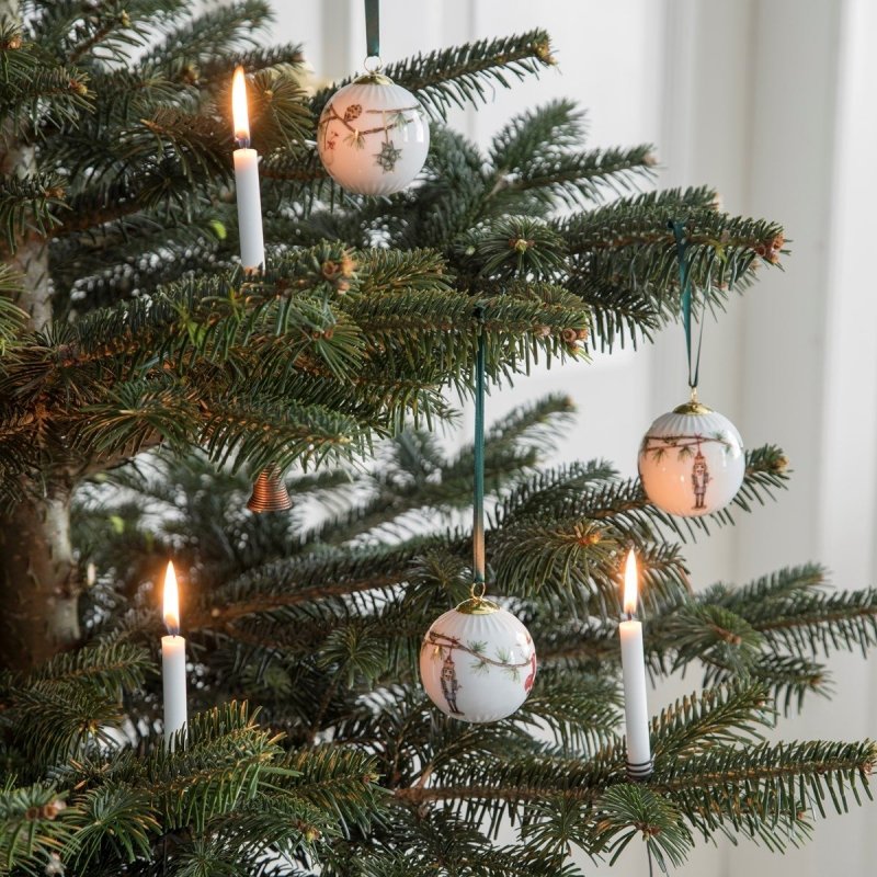 Kähler HAMMERSHØI CHRISTMAS Bombka Porcelanowa 2020
