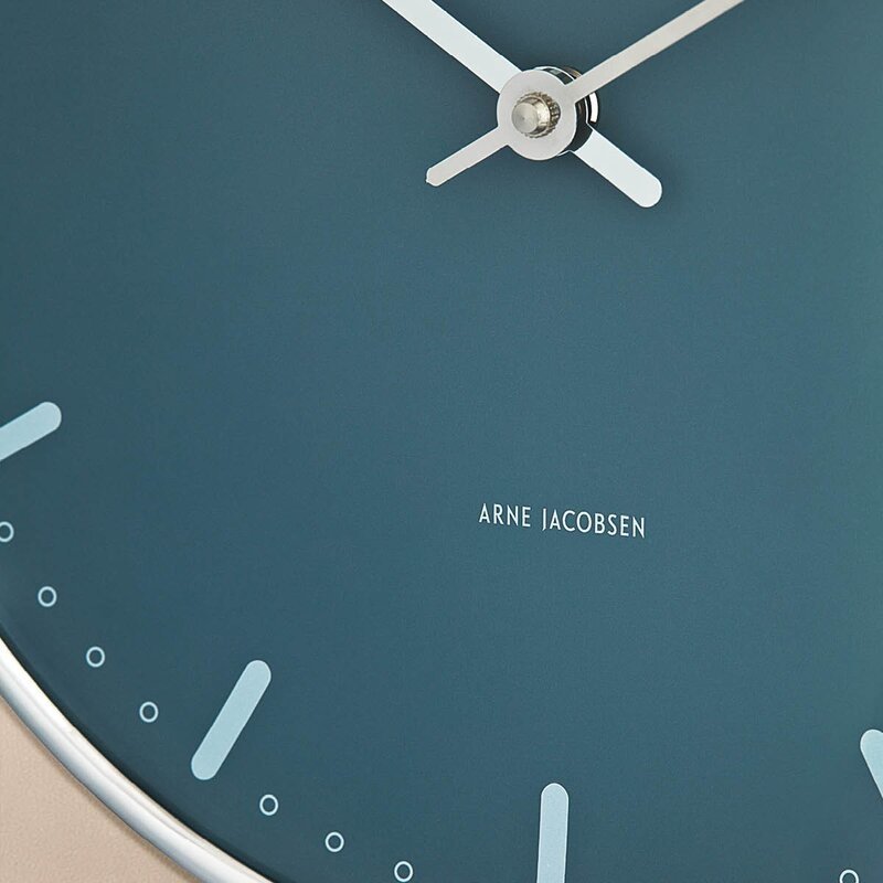 Arne Jacobsen CITY HALL Zegar Ścienny 29 cm / Niebieski