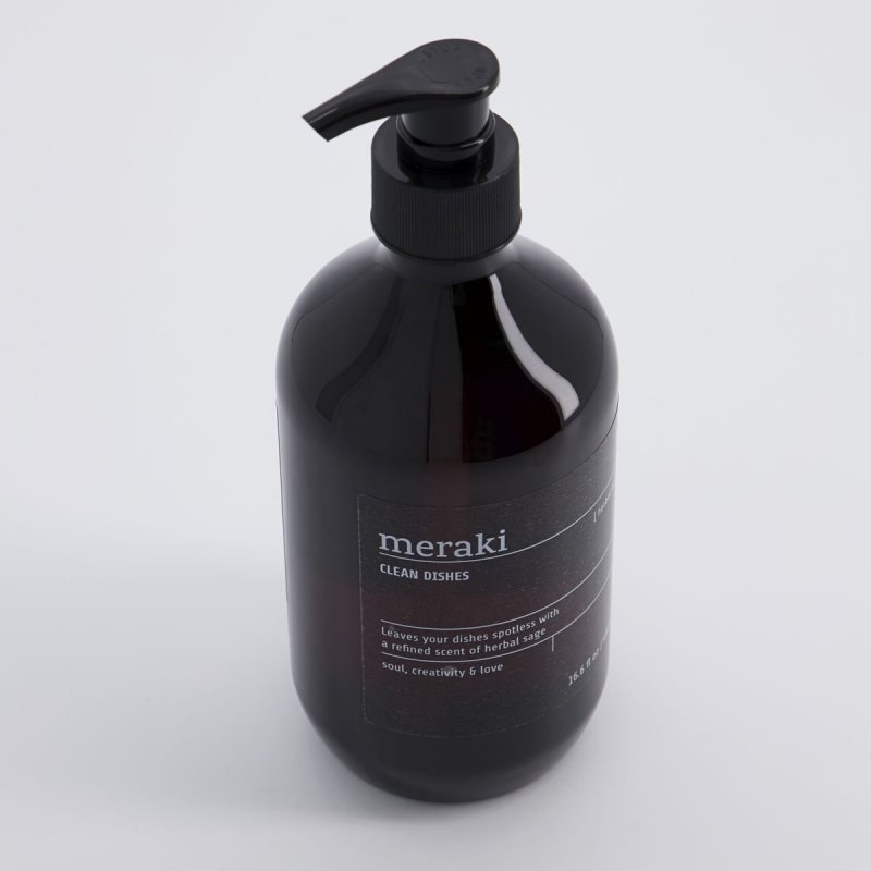 Meraki HOME Dozownik - Ekologiczny Płyn do Mycia Naczyń 490 ml Herbal Nest