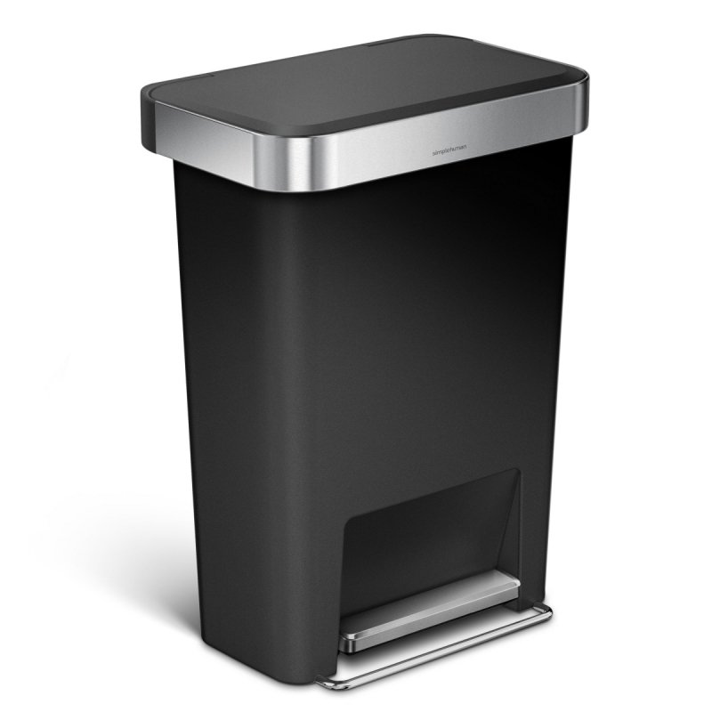 simplehuman LINER POCKET Kosz Pedałowy 45 l / Czarny