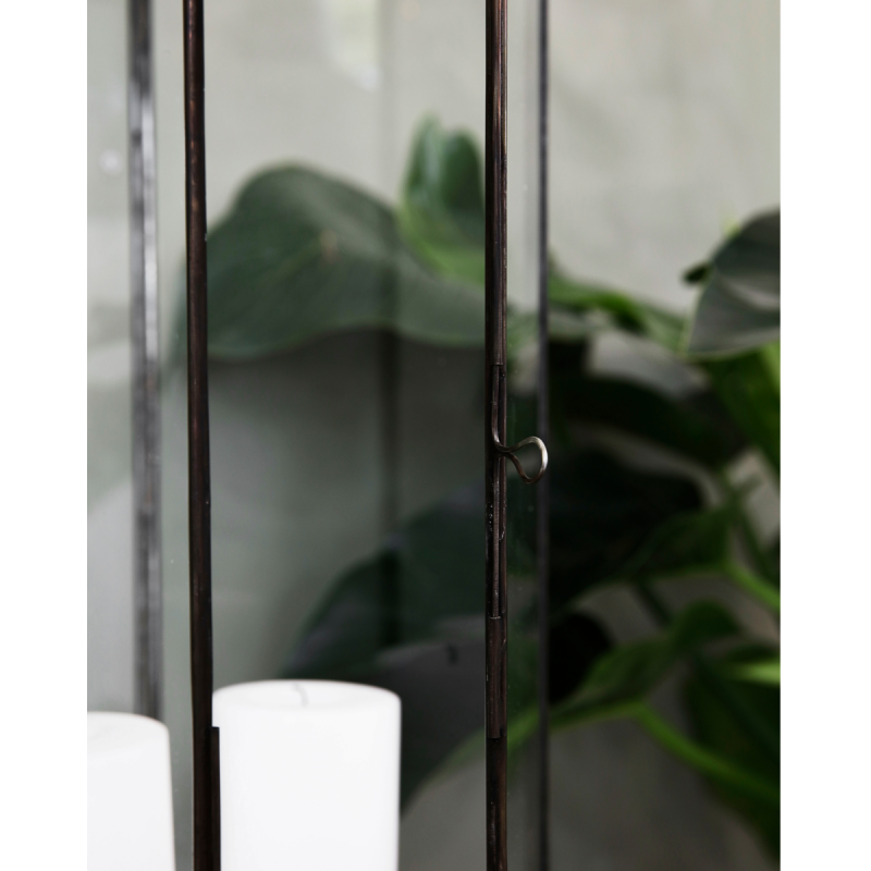 House Doctor NARROW Lampion 60 cm / Czarny Antyczny