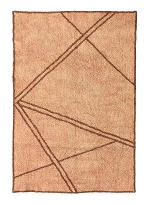 Villa Collection SCANDI Dywan 140x200 cm Brązowy