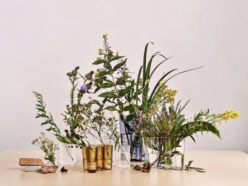 Iittala KASTEHELMI Wazon do Kwiatów / Szary