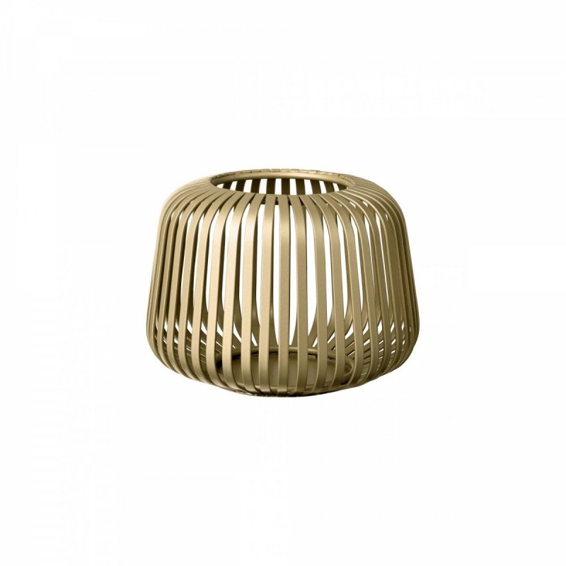 Blomus LITO Lampion - Świecznik 10 cm / Złoty Champagne