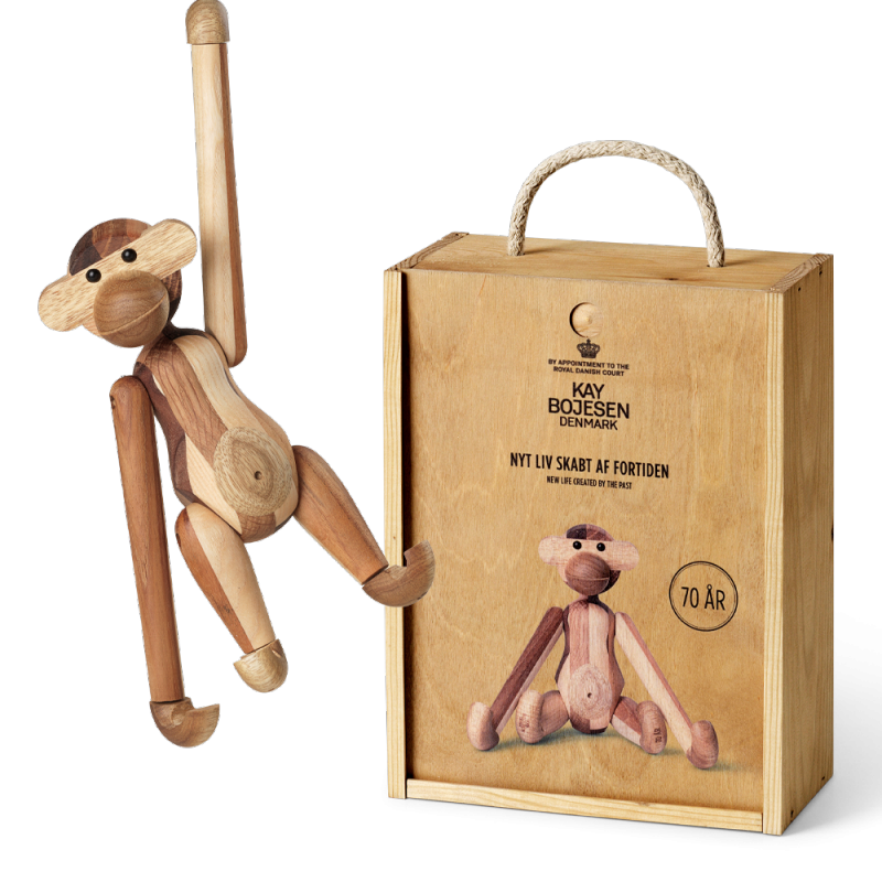 Kay Bojesen MONKEY Małpka Jubileuszowa 18 cm z Okazji 70-Lecia Powstania - Edycja Limitowana