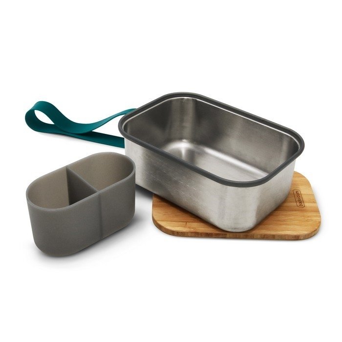 black+blum CLASSIC Stalowy Lunchbox L / Morski