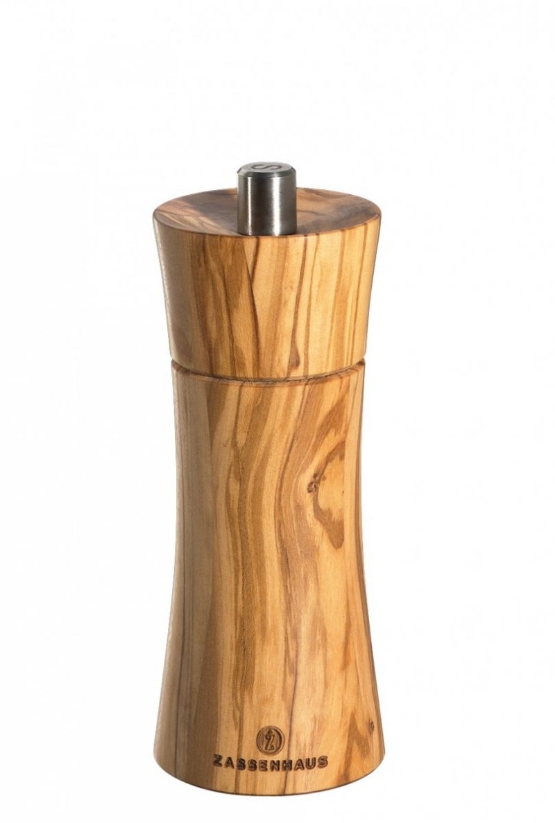 Zassenhaus FRANKFURT Drewniany Młynek do Pieprzu 14 cm Drewno Oliwne