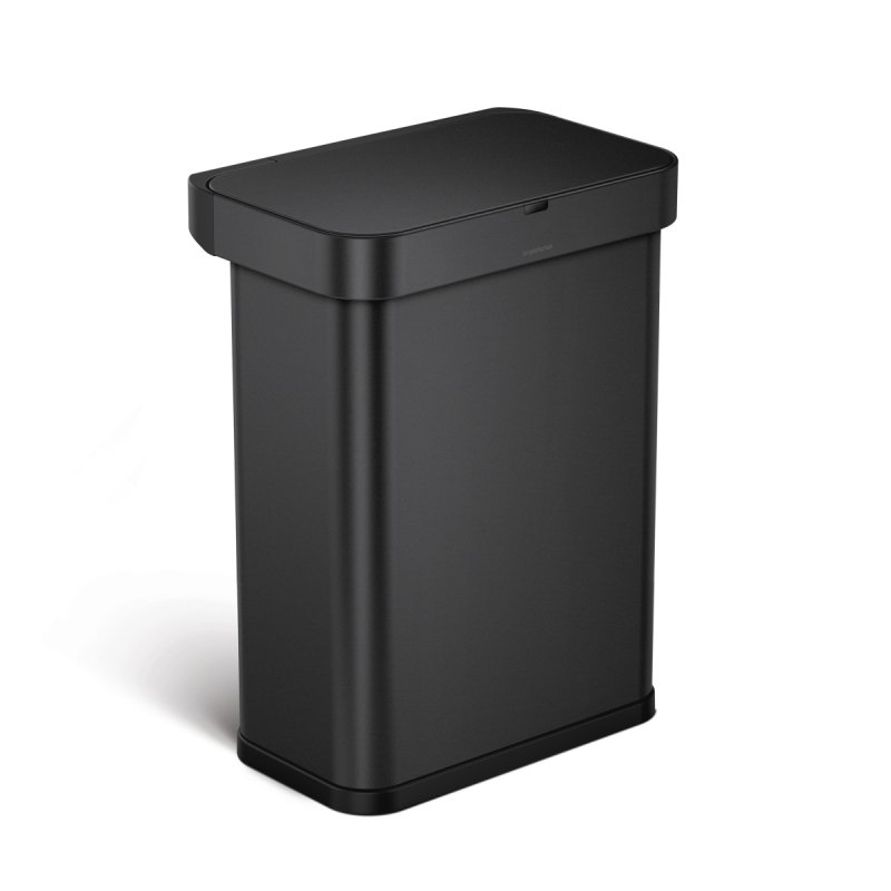 simplehuman LINER POCKET VOICE Automatyczny Kosz na Śmieci 58 l z Możliwością Otwierania Głosem / Czarny