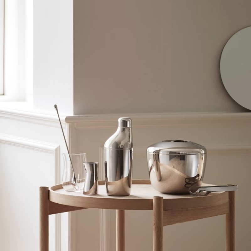 Georg Jensen SKY Zestaw Koktajlowy - Shaker Barmański, Miarka i Łyżka