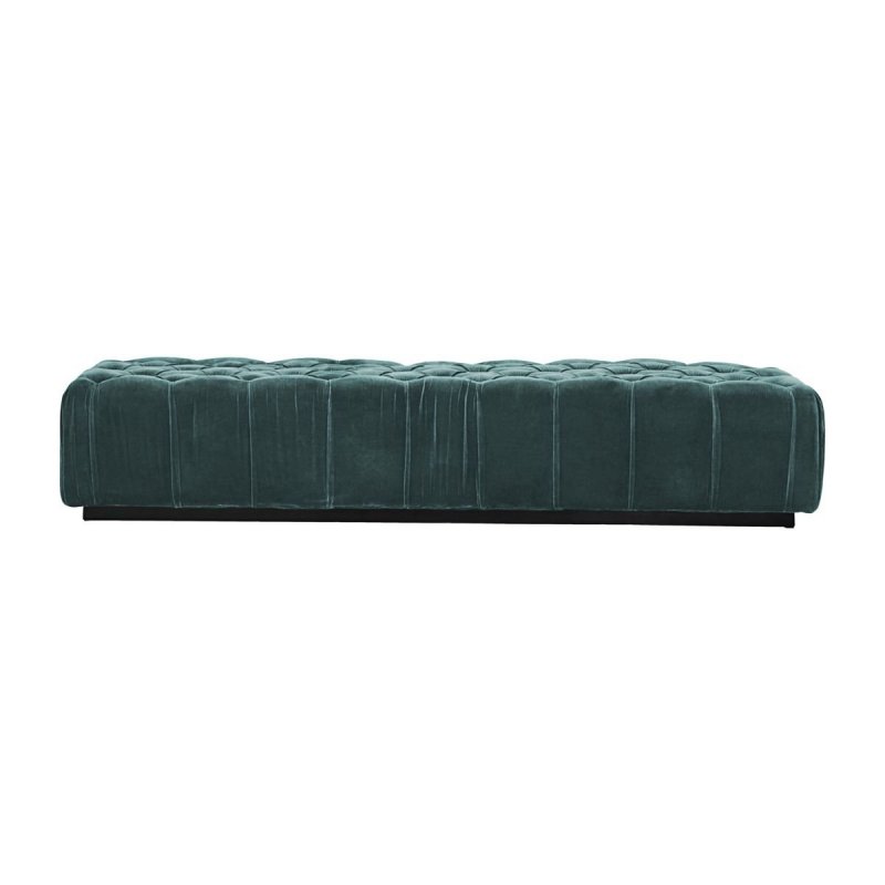 House Doctor OTTOMAN VELVET Leżanka - Siedzisko Tapicerowane - Zielona