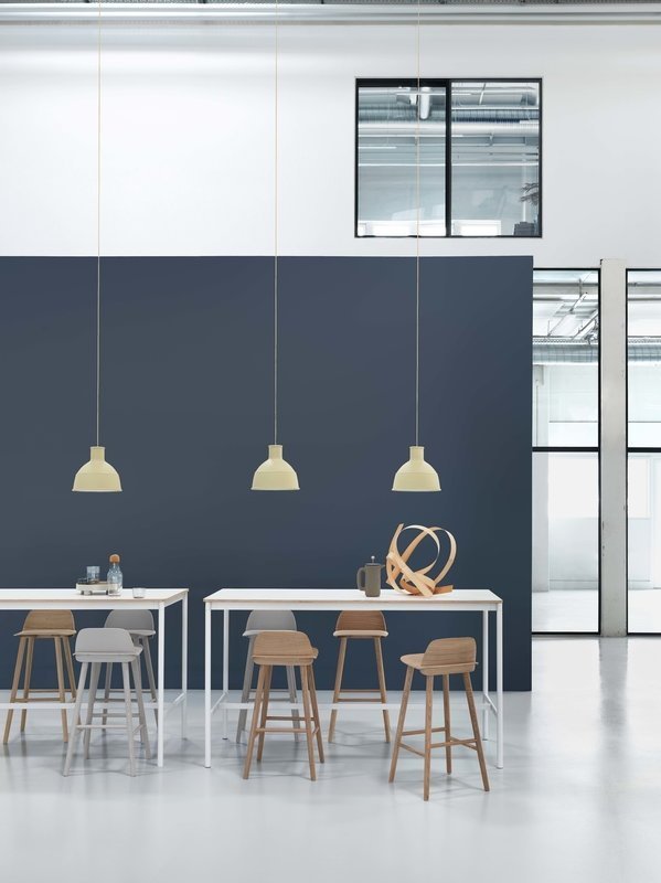 Muuto NERD Hoker - Krzesło Barowe 89 cm Granatowy Midnight Blue