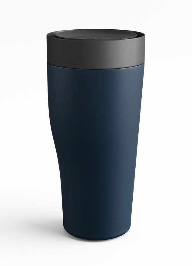 Georg Jensen SKY Stalowy Kubek Termiczny 400 ml / Granatowy
