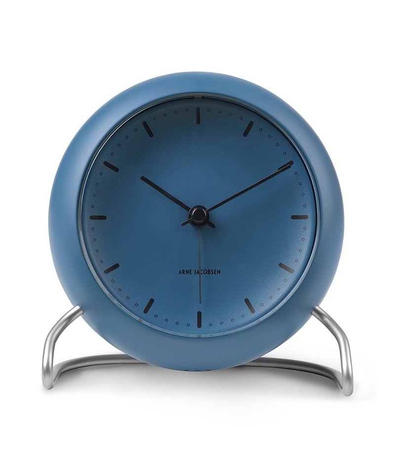 Rosendahl ARNE JACOBSEN Zegarek Stołowy - Budzik Niebieski STONE BLUE