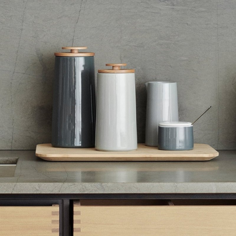 Stelton EMMA Ceramiczny Pojemnik do Kawy lub Herbaty 500 g / Szary