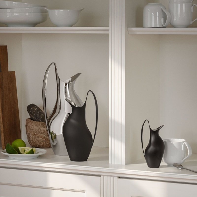 Georg Jensen HENNING KOPPEL Stalowy Dzbanek 0,75 l / Czarny
