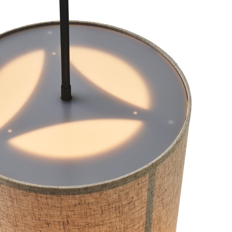 Audo HASHIRA Lampa Wisząca 30 cm / Lniany Klosz