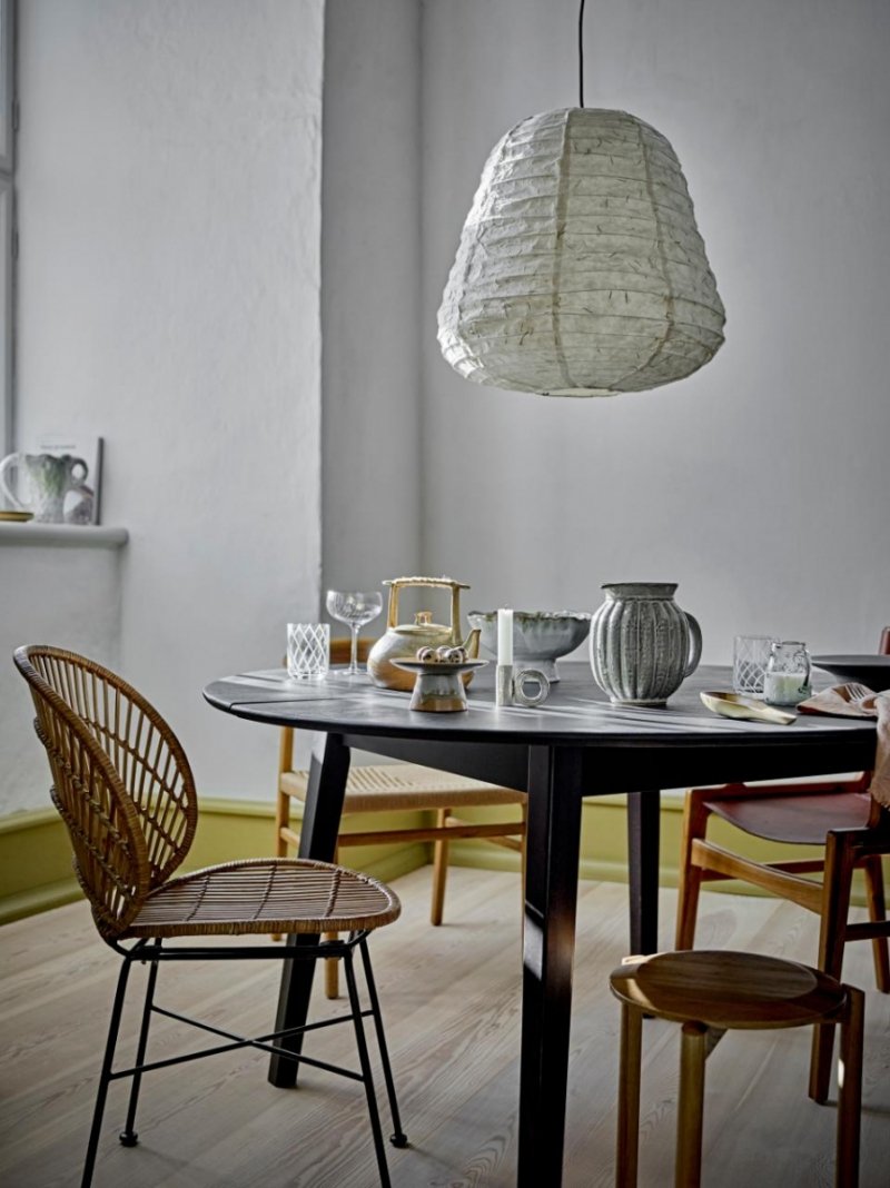 Misa do serwowania z niebiesko-zielonym szkliwem reactive