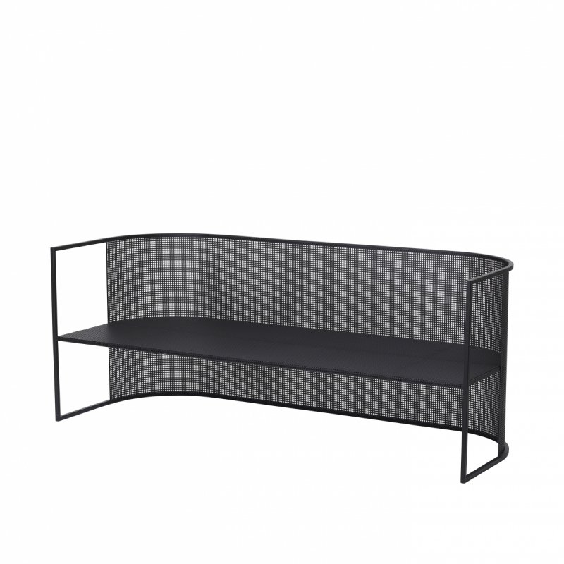 Kristina dam studio BAUHAUS Sofa Ogrodowa / Czarna