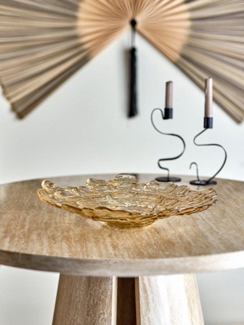 Dekoracyjna misa z barwionego szkła Bloomingville