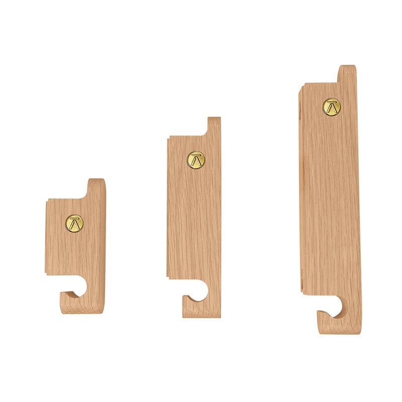Andersen Furniture MULTI Zestaw 3 Wieszaków Ściennych / Dębowy