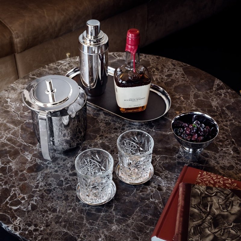 Georg Jensen MANHATTAN Stalowy Shaker Barmański / Srebrny