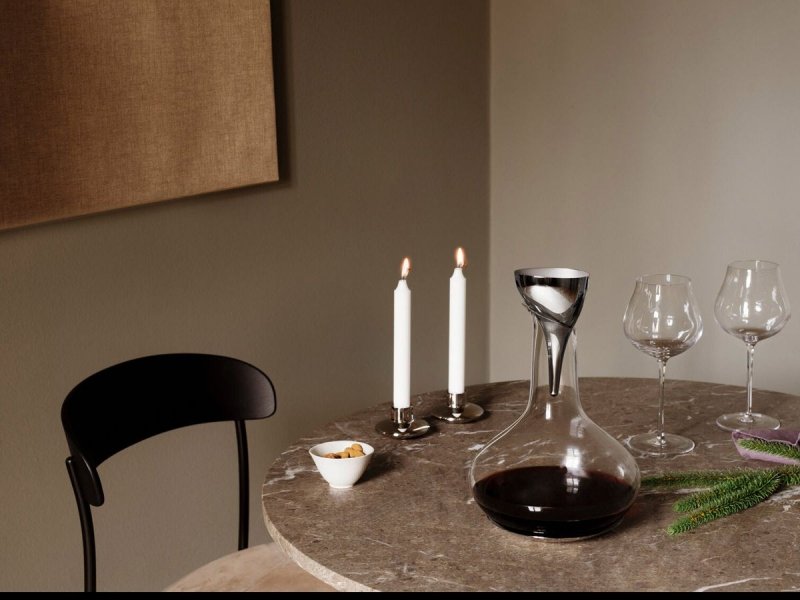 Georg Jensen SKY Stalowy Lejek Napowietrzający do Wina