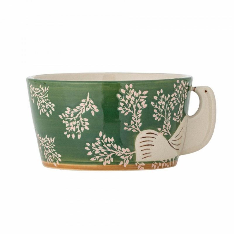 Bloomingville HEZHA Miska 460 ml Ptak / Zielona
