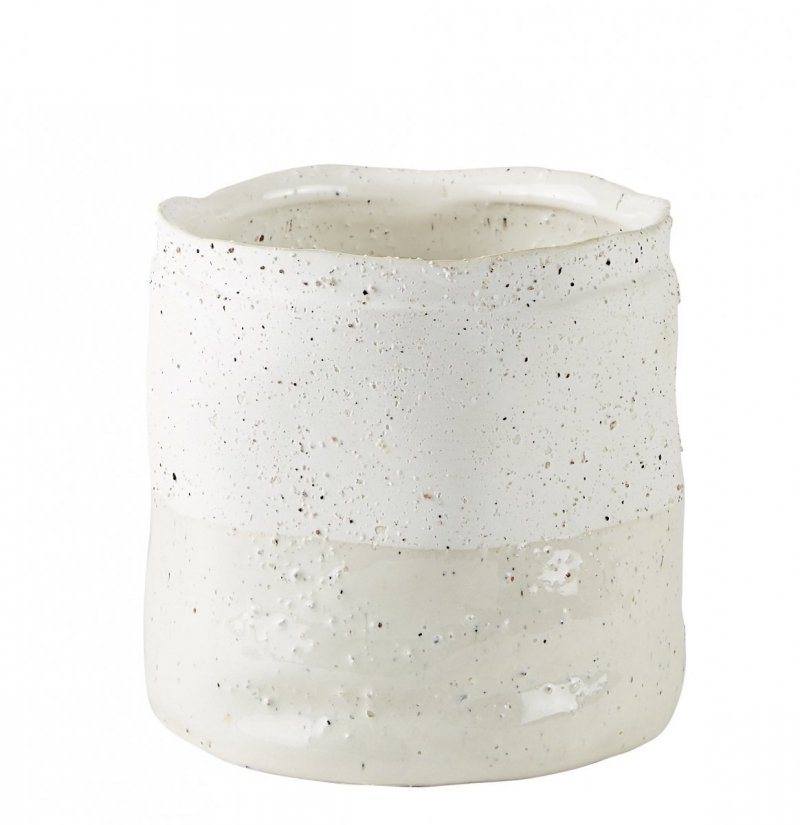 Villa Collection NATURE Doniczka do Kwiatów 14 cm Biała