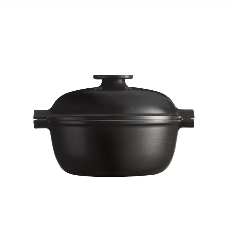Emile Henry DELIGHT Garnek Ceramiczny 4 l Indukcja Czarny