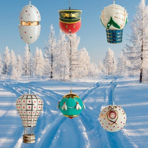 Alessi FaberJori Dekoracja - Zawieszka Świąteczna - Mughetti e Smeraldi