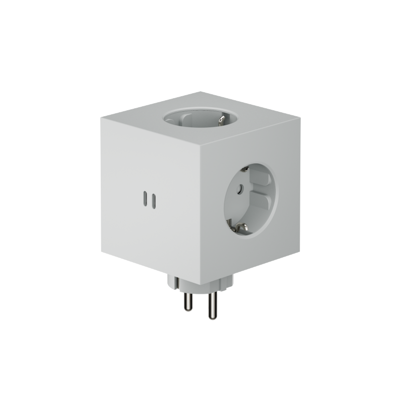 Avolt SQUARE 2 Rozgałęziacz - Listwa Zasilająca / Szary