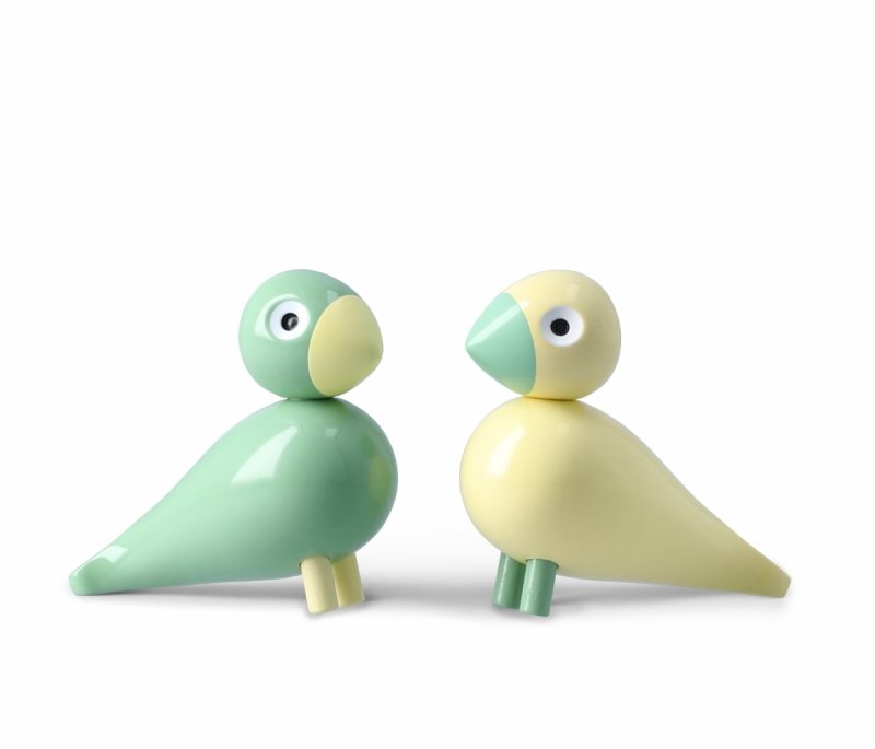 Kay Bojesen SONGBIRD Ptaszek Drewniany Biały EASTER BIRD 2026 / 2 Szt.