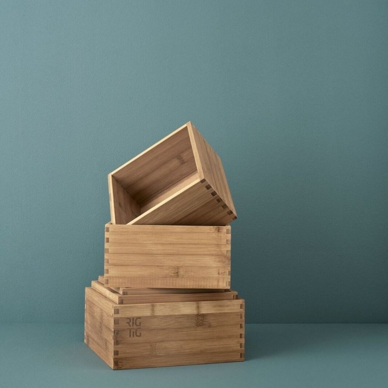 RIG-TIG by Stelton WOODSTOCK Drewniany Organizer Kuchenny / Pojemnik do Przypraw