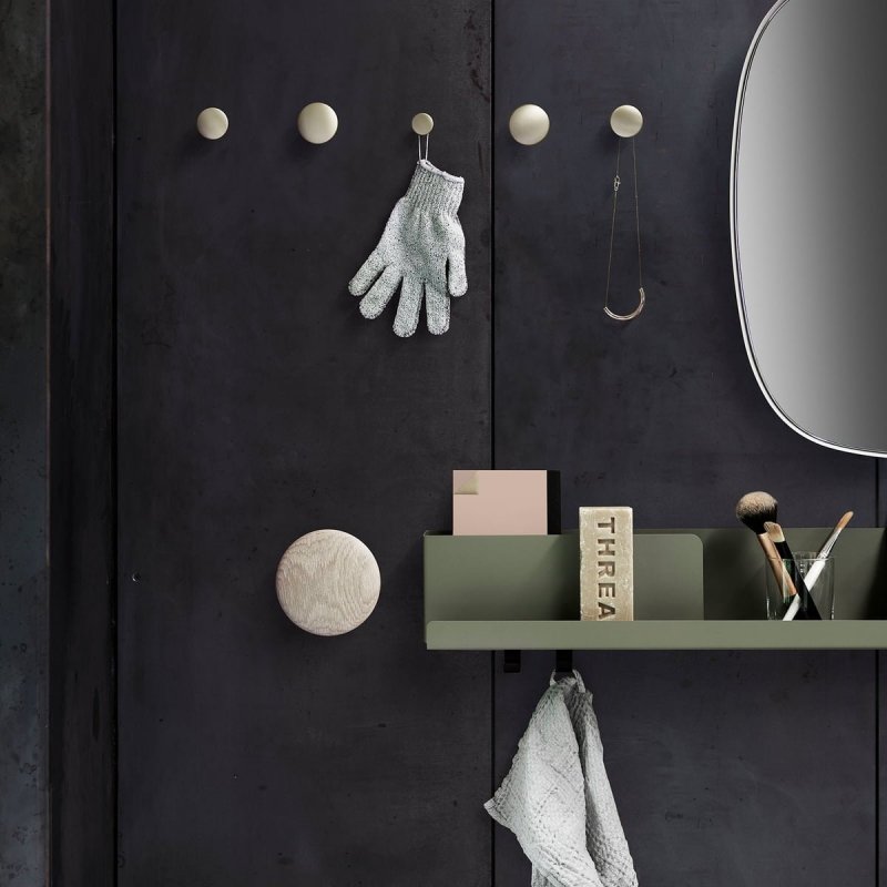 Muuto DOTS Wieszak Metalowy 2,7 cm Srebrny Aluminium