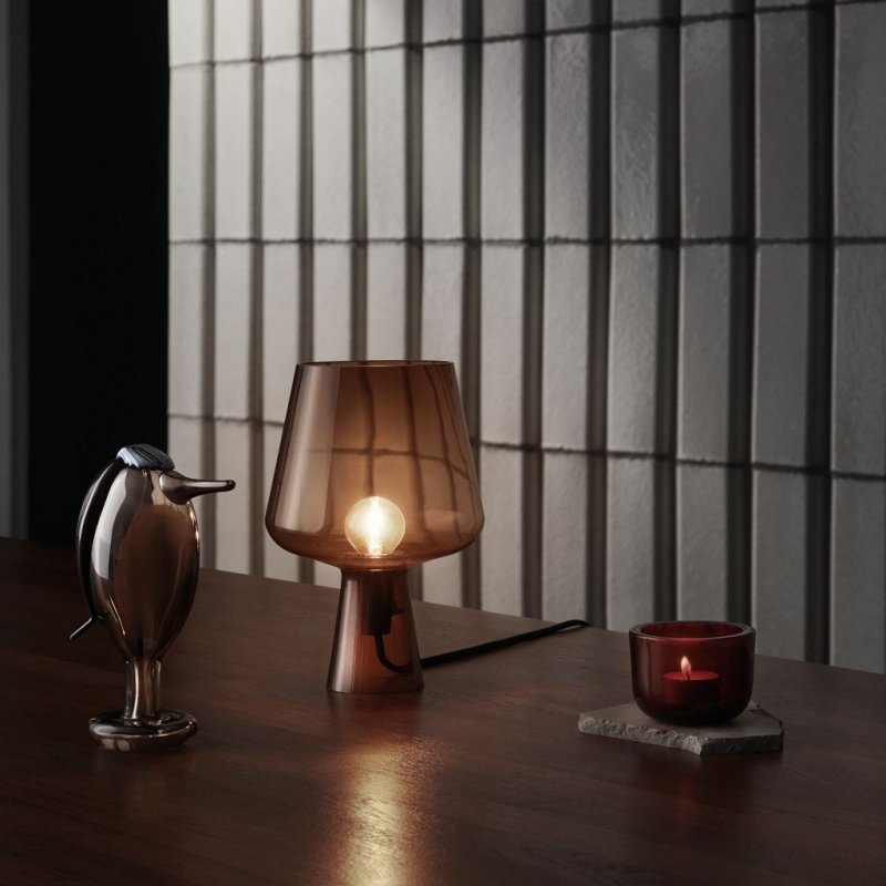 Iittala VALKEA Świecznik Tealight / Czerwony