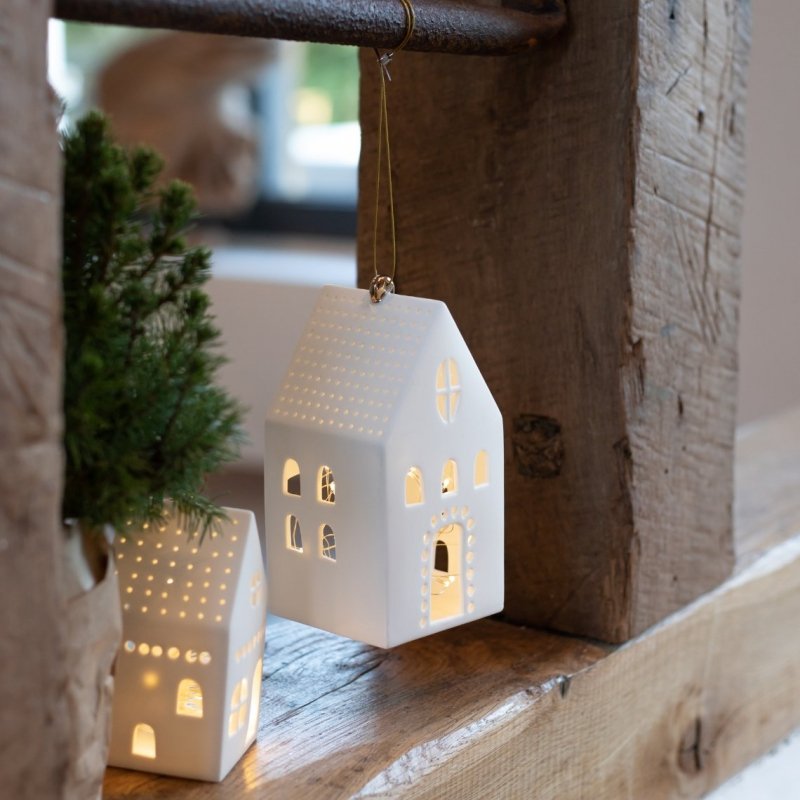 Rader HOME Świecznik - Lampion - Domek - Wiszący 16 cm