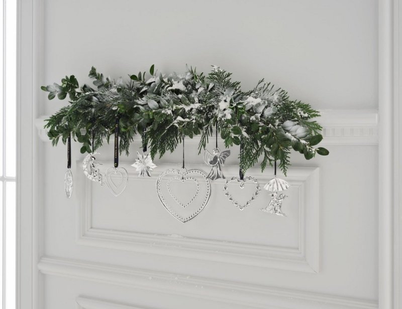 Rosendahl KAREN BLIXEN CHRISTMAS Świąteczna Zawieszka Choinkowa - Serce 7 cm Złote