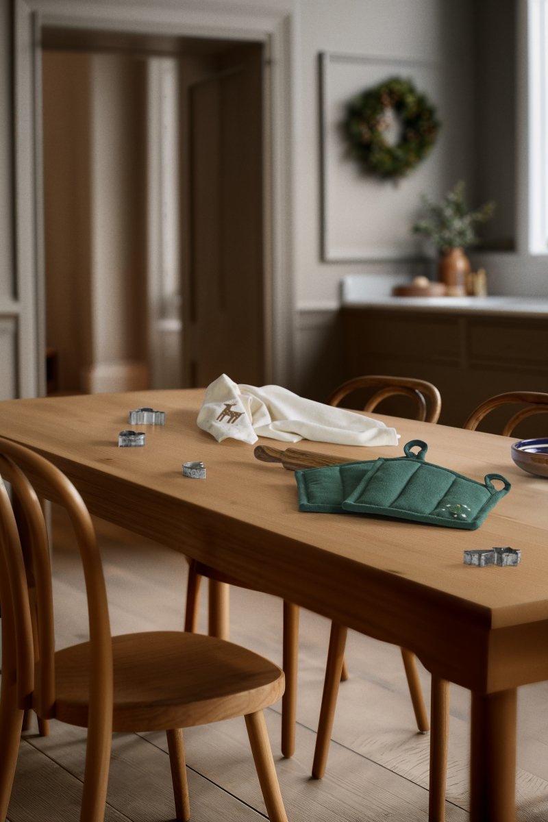 Juna CHRISTMAS Bawełniana Łapka Kuchenna / Piaskowa