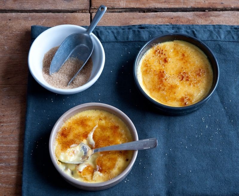 Emile Henry NATURAL CHIC Miseczka - Forma do Creme Brulee 2 Szt. Kremowa