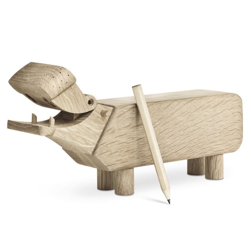 Kay Bojesen HIPPO Drewniana Figurka Hipopotam