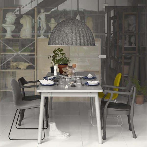 Muuto UNDER THE BELL Lampa Wisząca 82 cm Szara