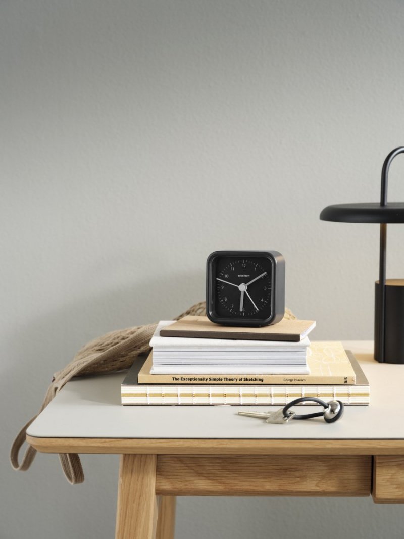 Stelton OKIRU Budzik - Czarny