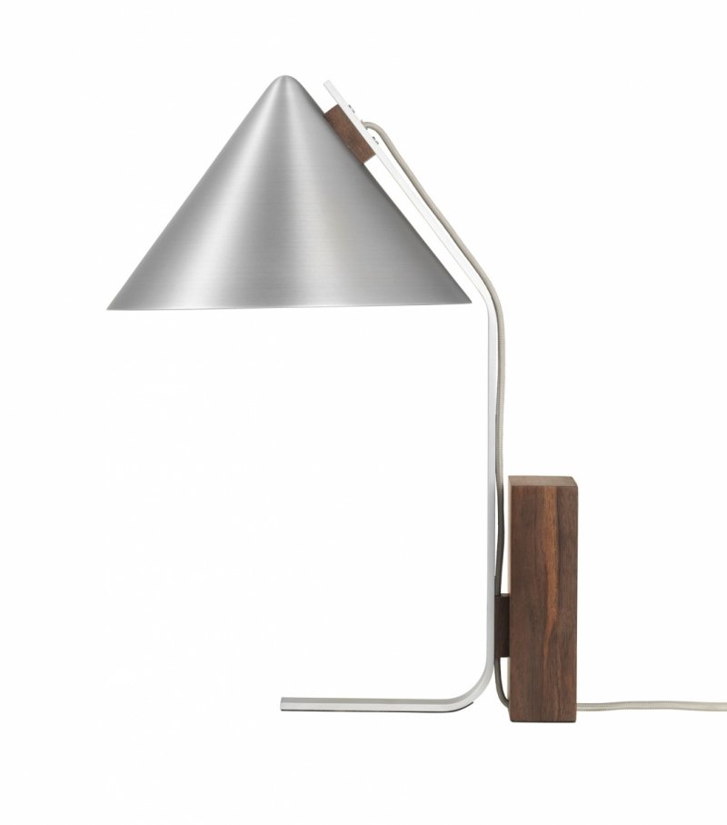 Kristina dam studio CONE Lampa Stołowa - Biurkowa / Srebrna