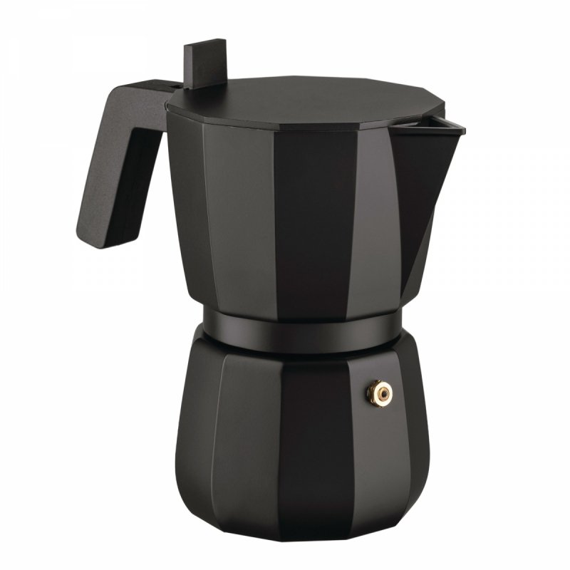 Alessi MOKA Kawiarka - Zaparzacz do Kawy 300 ml / Czarna