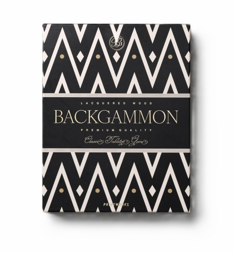 Printworks GAMES Zestaw do Gry / Backgammon - Czarny