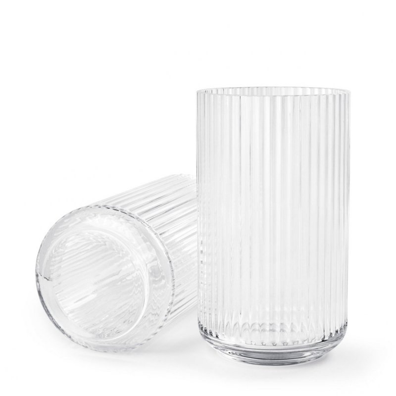 Lyngby Porcelain LYNGBY Wazon Szklany 38 cm Transparentny